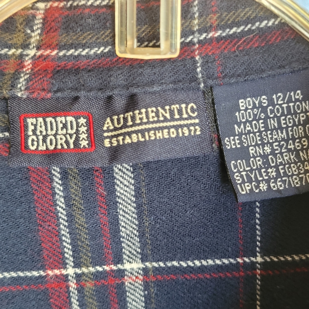 Faded Glory Kids Flannel